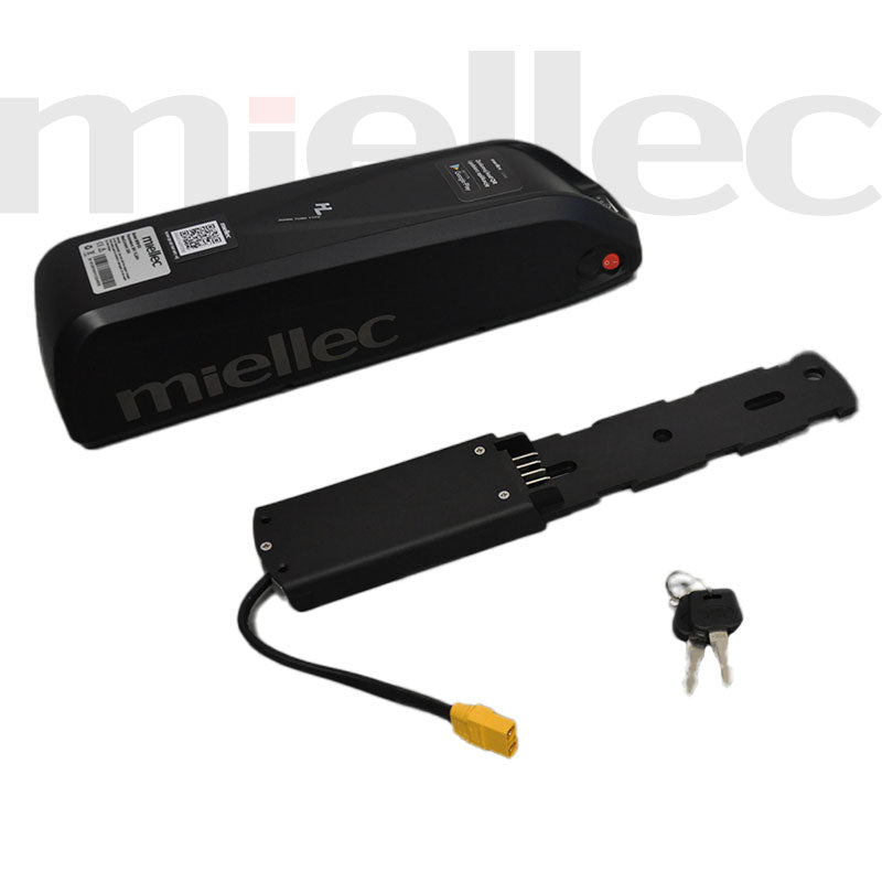Zestaw: bateria do roweru elektrycznego Ebike - Miellec 36V Hailong I - bidonowa + ładowarka 36V 2A 5.5x2.1mm